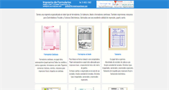 Desktop Screenshot of formularioscontinuos.com